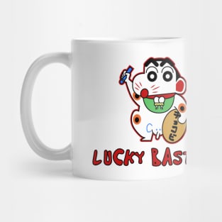 Shin Chan Lucky Bastard Mug